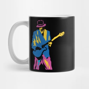 Funny Colorful Rock Guitarist Mug